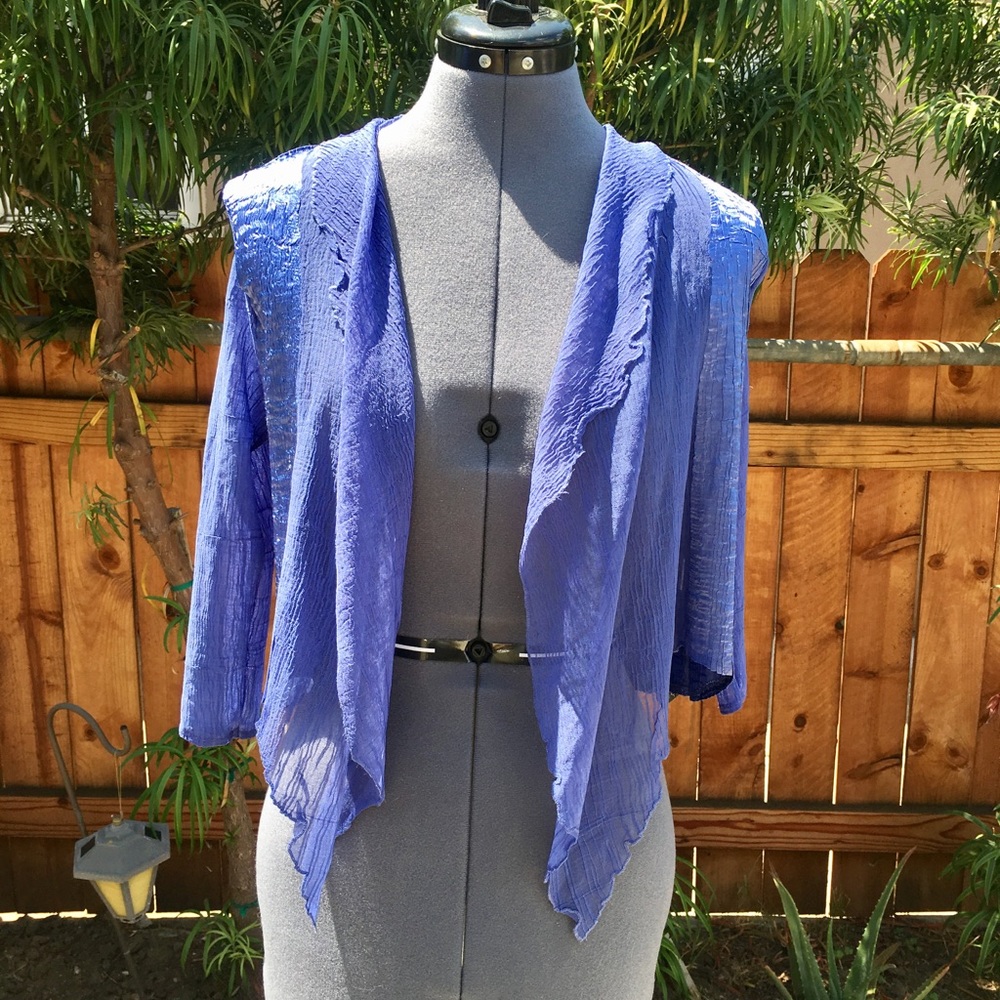 Komarov crinkled cardigan
